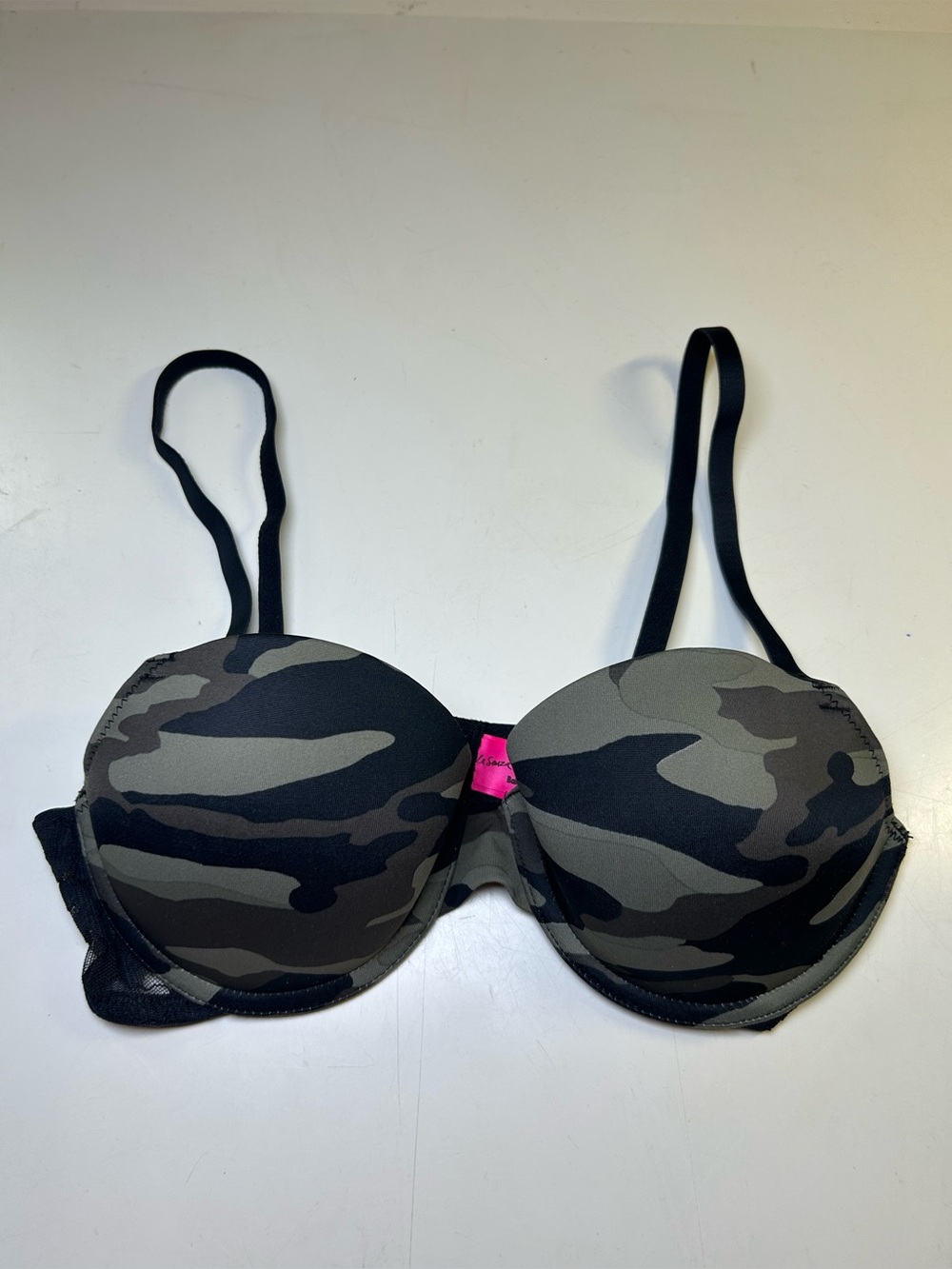 La Senza Remix Lightly Lined Balconnet Bra Camo Lace 32C